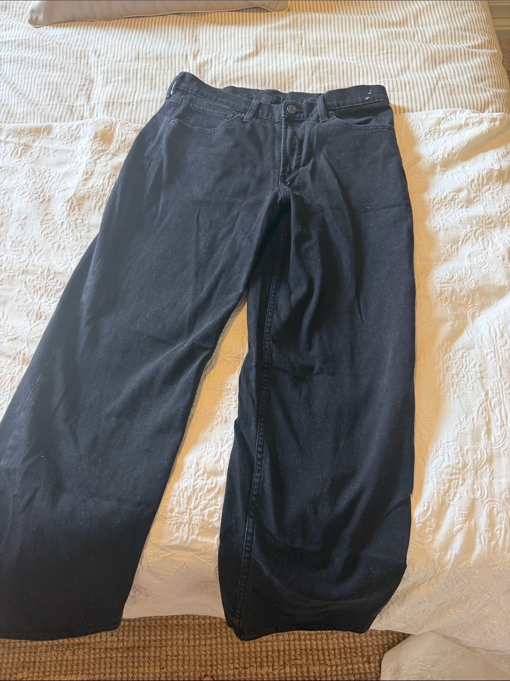 GAP Women's Black Wide Leg Jeans
